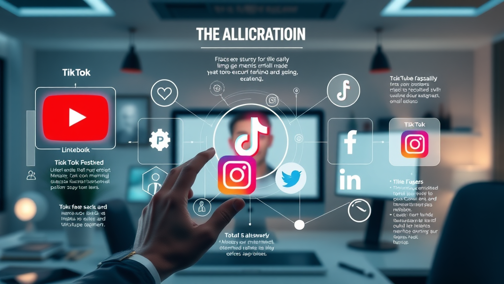 Infographic comparing top social media video marketing trends and video platforms for YouTube, TikTok, Instagram, Facebook, and LinkedIn