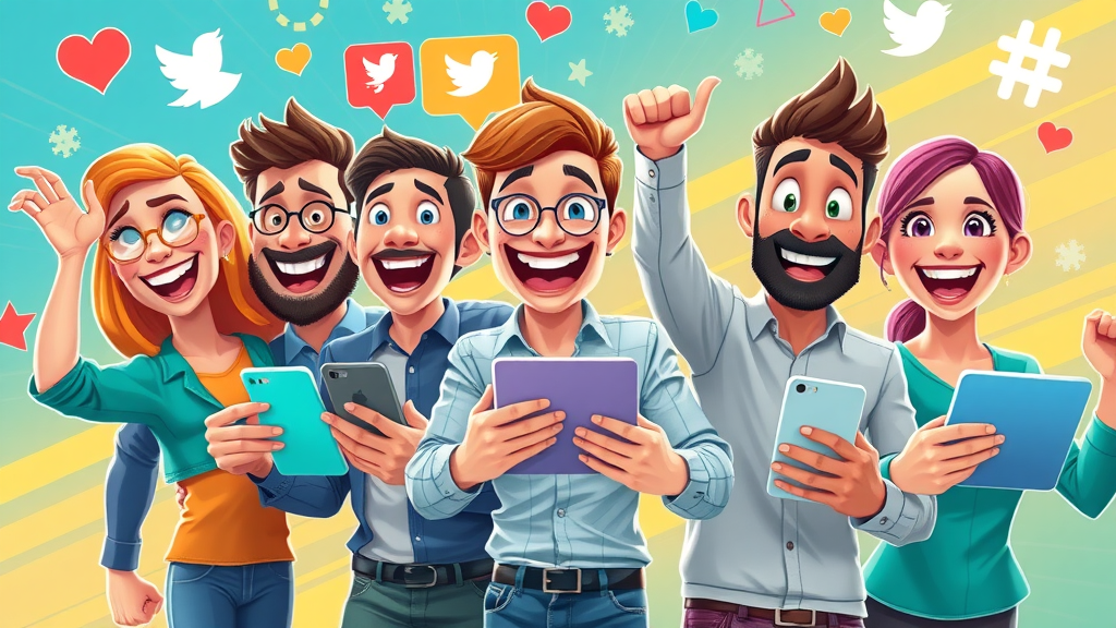 content marketing strategies: marketing team launching multi-device social campaign