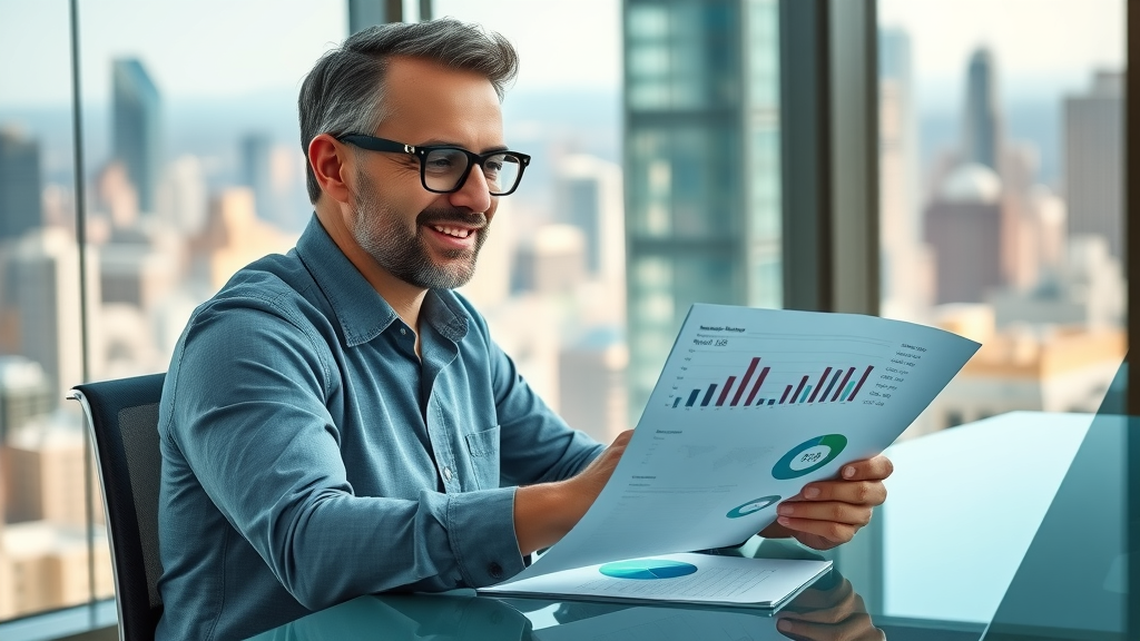 successful marketing director analyzing ROAS and organic reach for paid social and earned media strategy