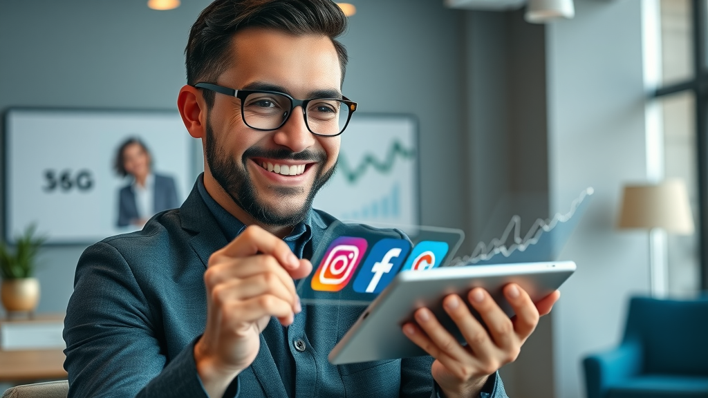 Choosing the right social media for small business content marketing: entrepreneur comparing platform analytics