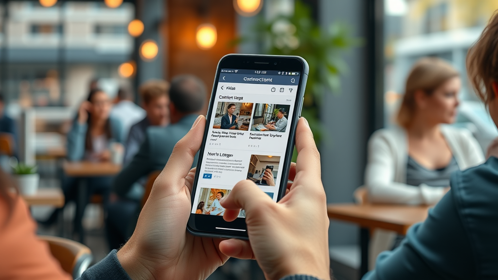 responsive website display for mobile SEO optimization on smartphone
