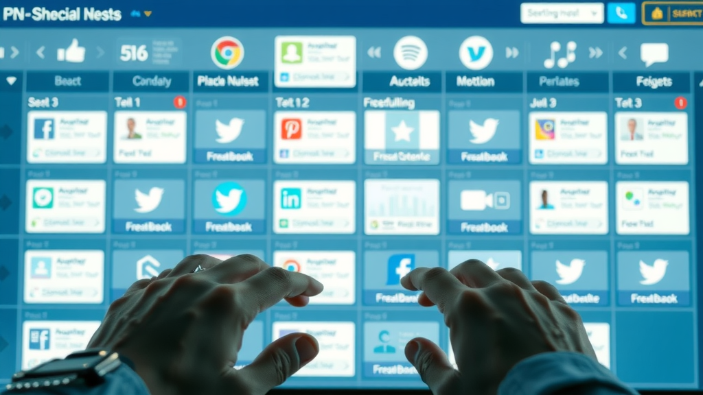 Pre-scheduled social media marketing posts on multiple platforms, seamless automation in a multi-channel marketing strategy
