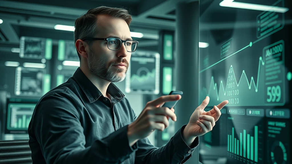 marketer using ai in social media advertising analytics