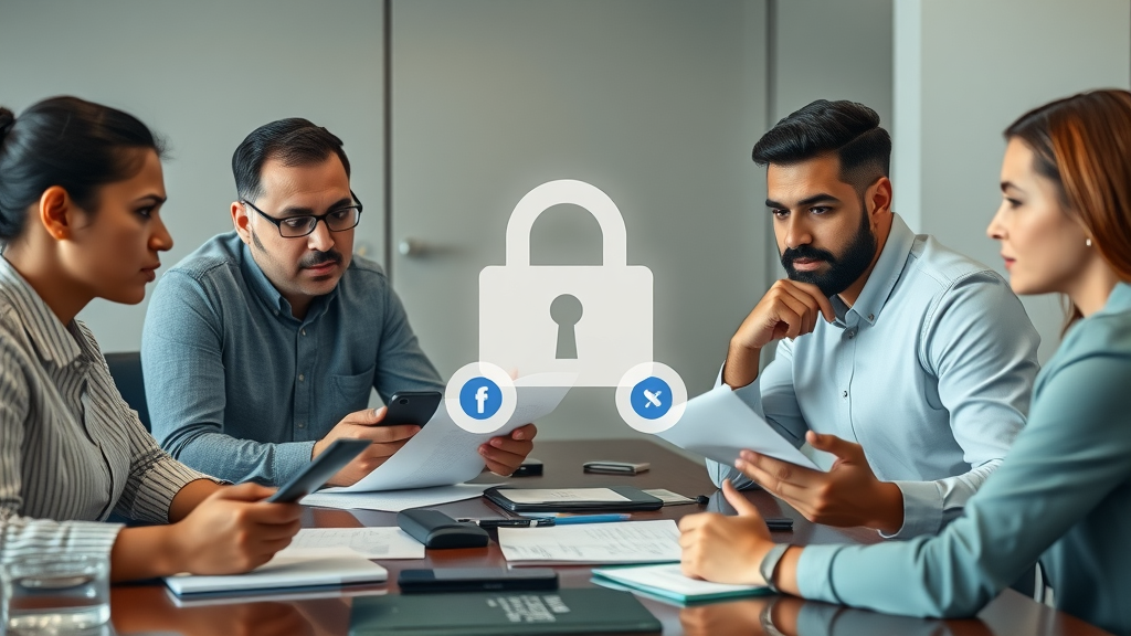 Marketers discussing data privacy and ethical use of predictive analytics